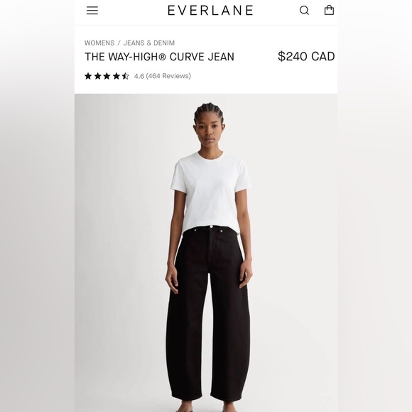 Everlane Denim - Everlane Women's THE WAY-HIGH CURVE JEANS Sz 28R